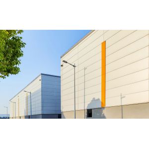  Long Life Span Rigid Frame Steel Structure Warehouse Construction With Customizable Size And Layout Manufactures