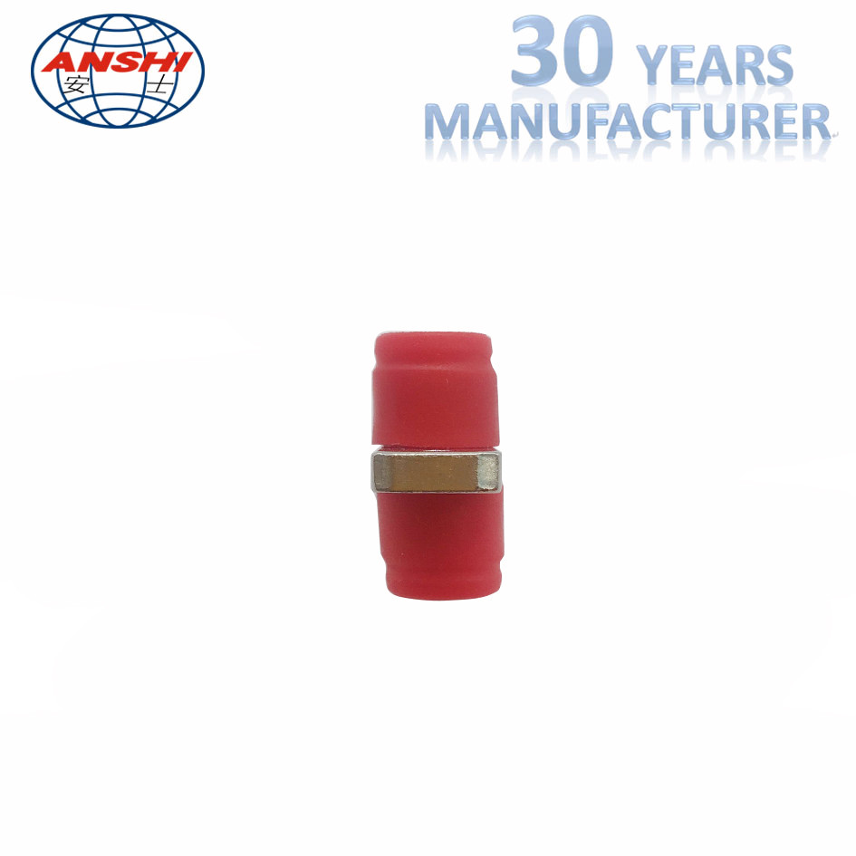 Square Type Fiber Optic Accessories Optic Adaptor Metal Material Simplex Core