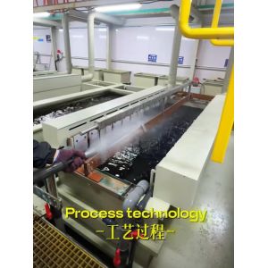 Die Casting Automated Anodizing Line Aluminum Bright Oxidation Surface Treatment