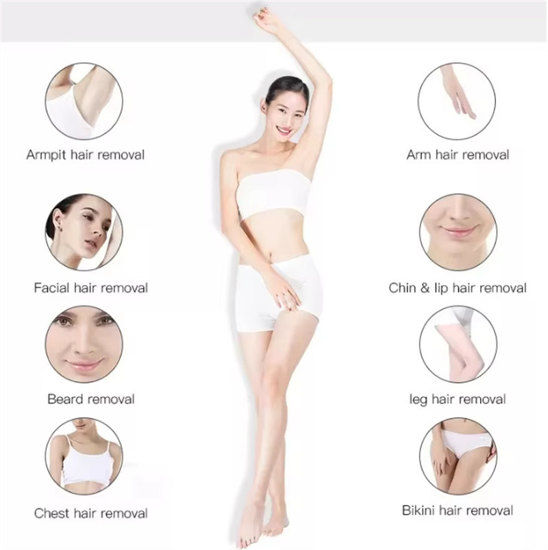 Portable 4 Wavelengths With Cooling System Diode Laser Hair Removal Machine