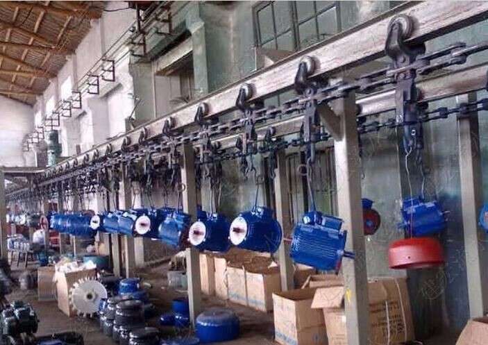 Suspension Overhead Chain Conveyor Systems For Factory Paint Metal Coating