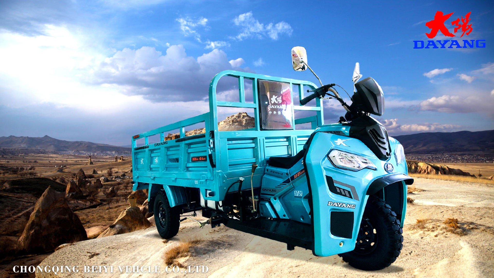 250CC Motorized Cargo Tricycle with 3 Wheel Motorcycle Trike Gasoline from Chinese