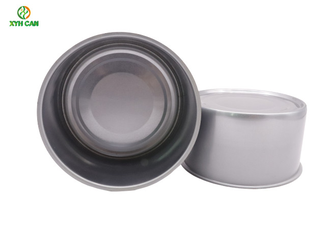 Round Tin Cans for food packing CMYK 4C Printing Food Tin Boxes 0.19mm Tinplate