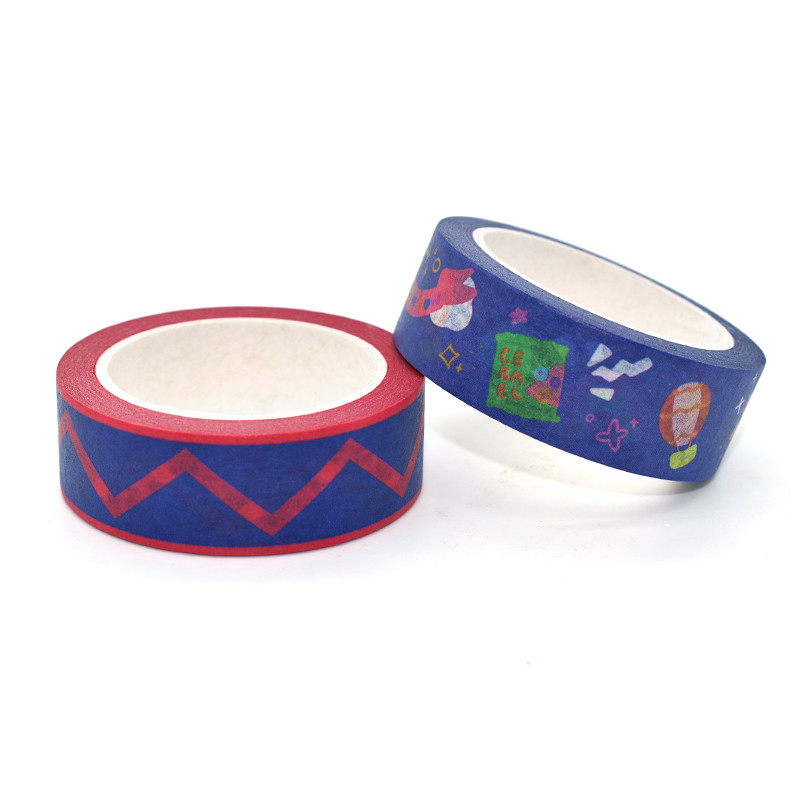 Custom Japanese Printed Washi Tape Colored Masking Tape