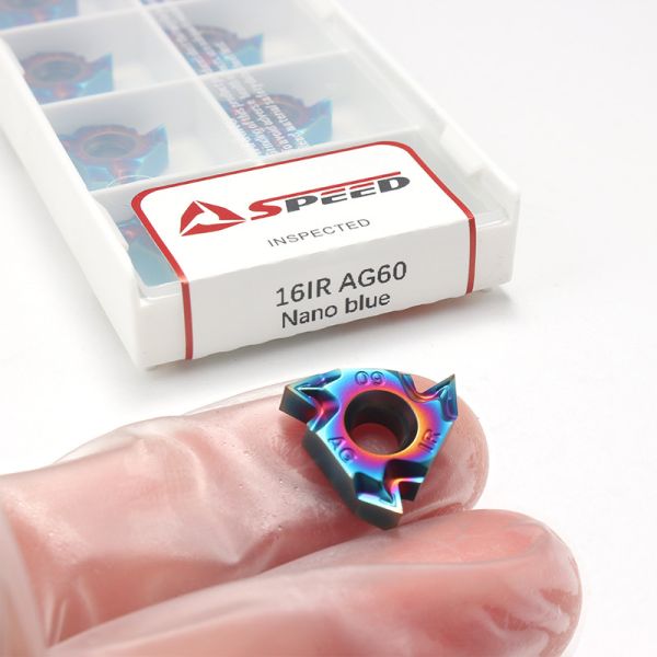 China Blue Nano 16ER 16IR AG60 Cutting Tools Cnc Carbide Milling Turning Insert Carbide Threading Inserts on sale China Blue Nano 16ER 16IR AG60 Cutting Tools Cnc Carbide Milling Turning Insert Carbide Threading Inserts on sale
