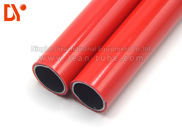 PE Coated Custom Lean Tube 28mm Diameter 2.0mm Thickness SPCC Steel Pipe
