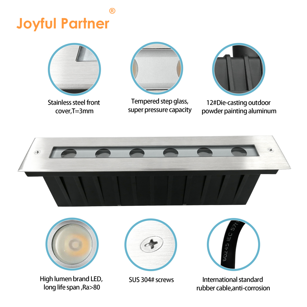 Buried Recessed Waterproof Underground Light DC 24V LED Outdoor Garden Lights