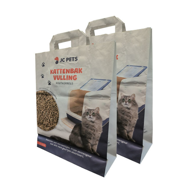 Customizable No Dust Tofu Silica Gel Cat Litter Trash Bags Moisture Proof