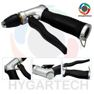China Metal Multi-Purpose Hose Nozzle Down Pressure Washing Gun With Front Trigger Control Valve on sale