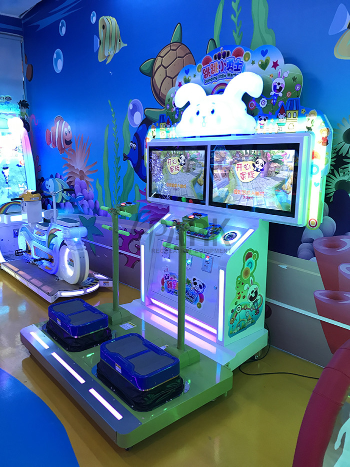 1 Player Amusement Game Machines Kids Jumping Arcade Game