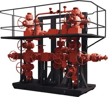 API 16C Mud Standpipe Manifold Floor Valve Sets Well Control Equipment 5000 Psi