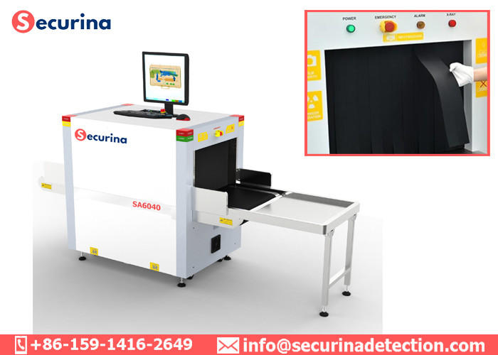 Dual Energy Airport Security Screening Equipment Parcel Inspection Scanner 0.22m/s