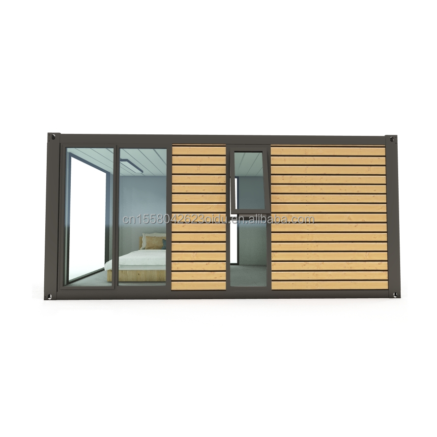 Outdoor Living Bedrooms Prefab Steel Structure Container House for Hotel Extendable Tiny Residential Home 20ft/40ft