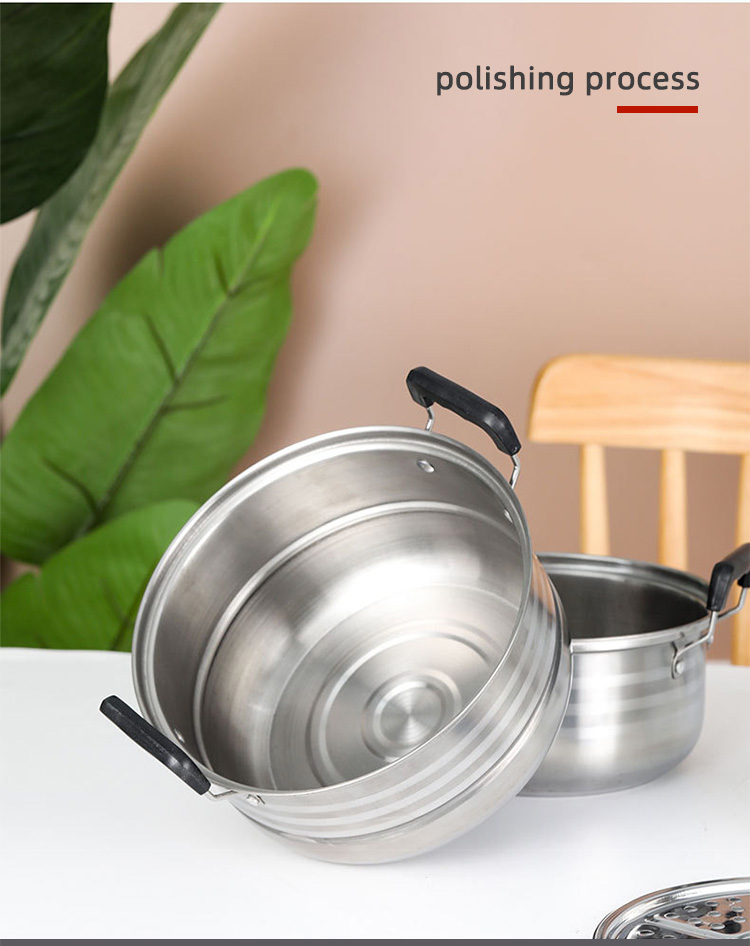 American Style 5 Pcs Kitchen Cookware Set Stainless Steel Nonstick Cooking Pot Sets With Lid