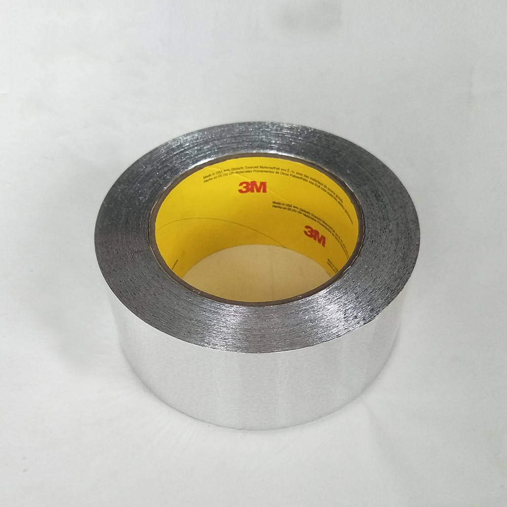 3M 425 Aluminum Foil Tape Silver Acrylic 2 In × 60 Yd 4.6mil Thick