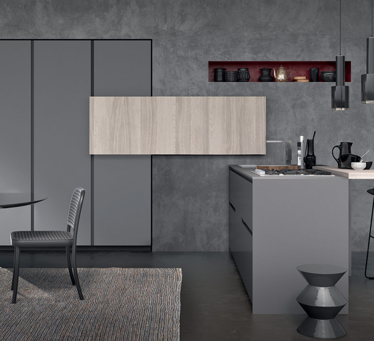 2022 Traditional Solid Wood Kitchen Cabinets And Quartz Stone Top Oven Cabinet Together