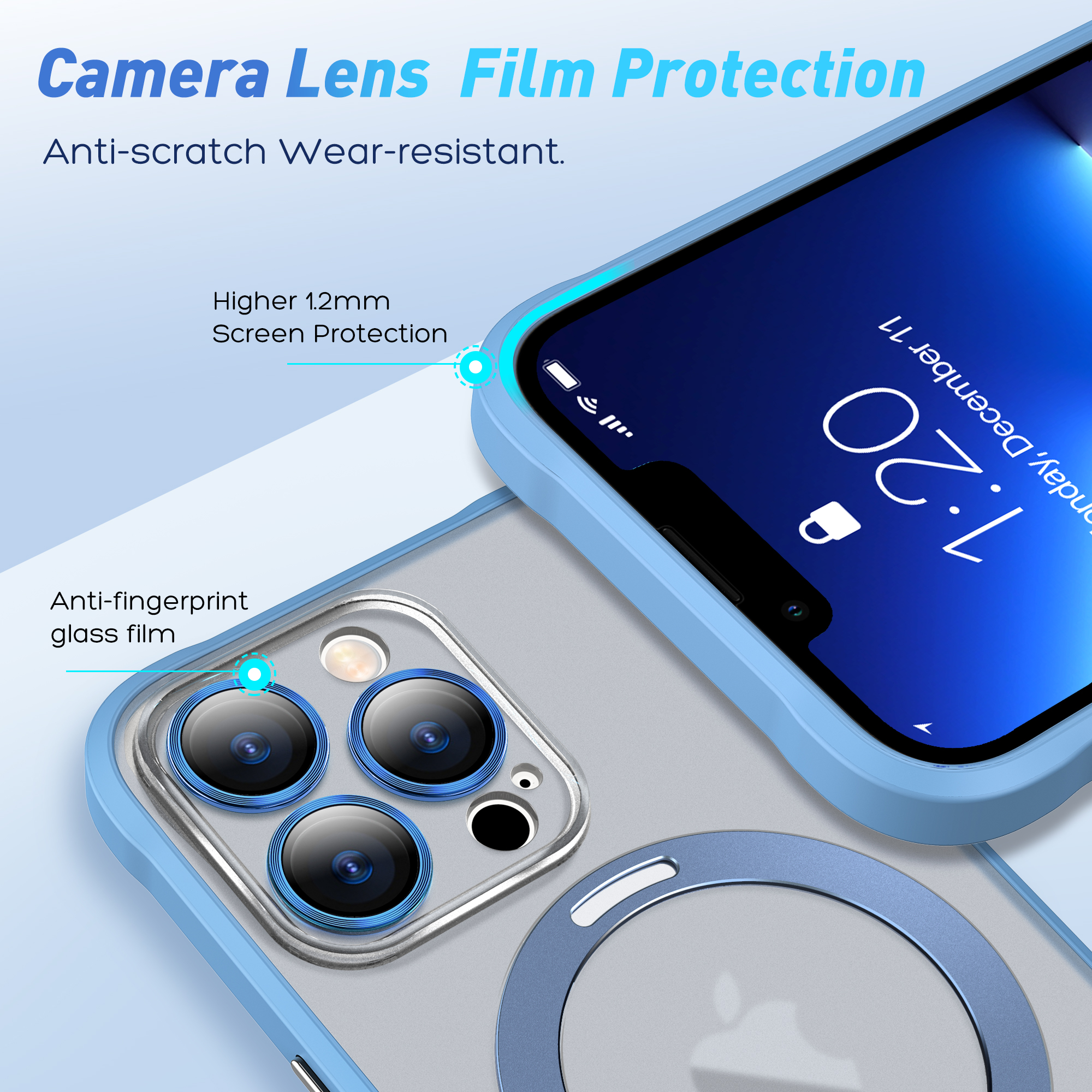 Matt Skin Full Lens Cover Anti Slip Magnetic Wireless Charger Phone Case for iPhone 14 Pro 14 Pro Max Kick Stand and Shockproof