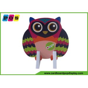  Retail Paperboard Standee Display Assembly Packing With Owl Printing AD004 Manufactures