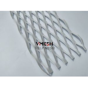 Aluminium Ceiling Cladding Wall Expanded Mesh Diamond Customized