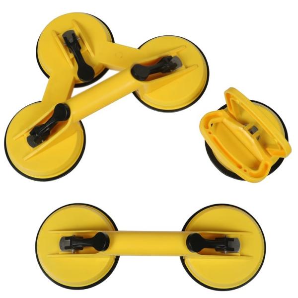 Single Claw Plastic / Aluminum Heavy Duty Glass Vacuum Suction sucker Tools for
