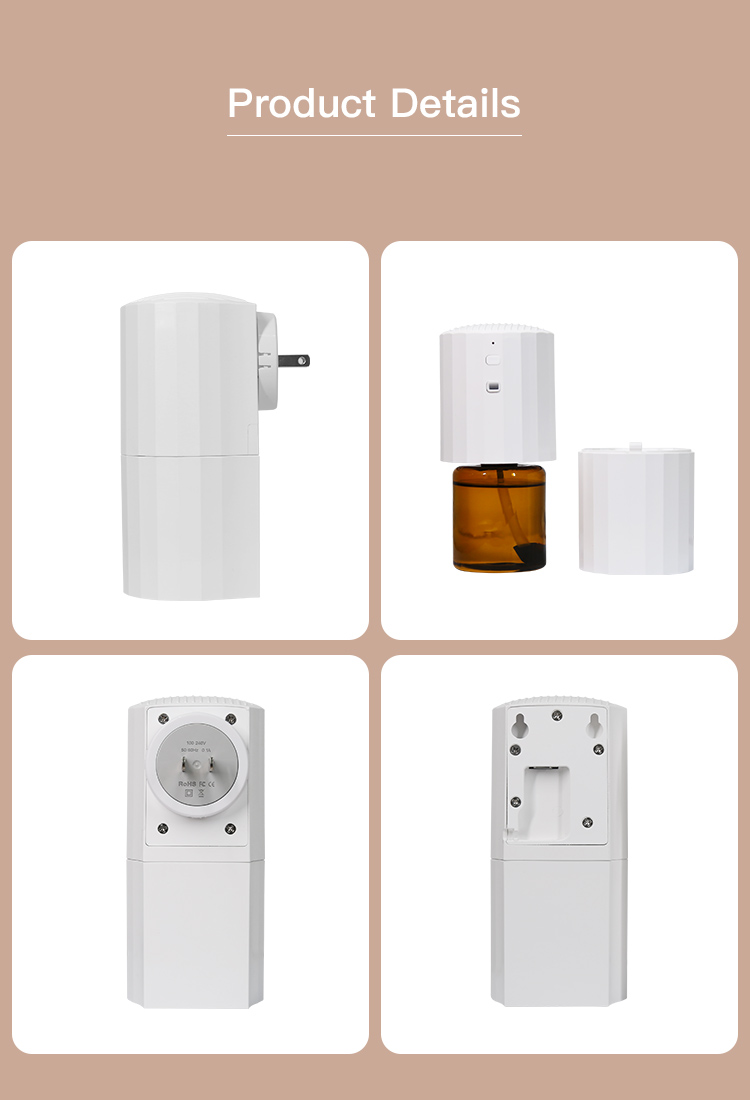 HOMEFISH 240V Waterless Aroma Diffuser 130ml Wall Plug In