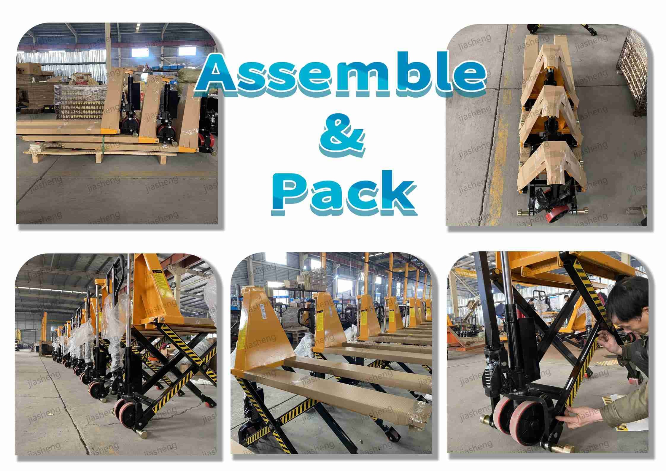 1t Manual Hydraulic Scissor Lift Tables Lifting Height 31.50in Electric Scissor Lift Pallet Jack