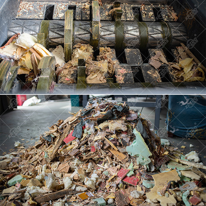 Waste Shredder Machine Solid Waste Shredder Industrial Waste Shredder Solid Waste Dispose Plant