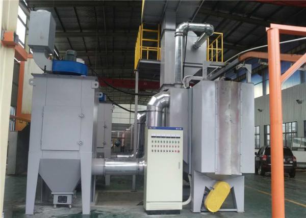Carbon Steel Hanger Type Shot Blasting Machine , 60kw Abrasive Blasting