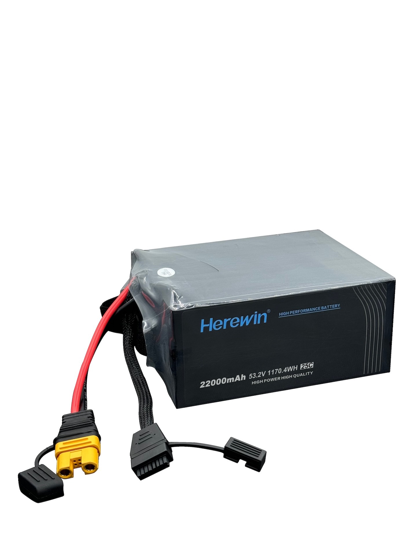 UAVs Herewin Batteries 22000mAh 14S 53.2V 25C LiHv Soft Pack Battery