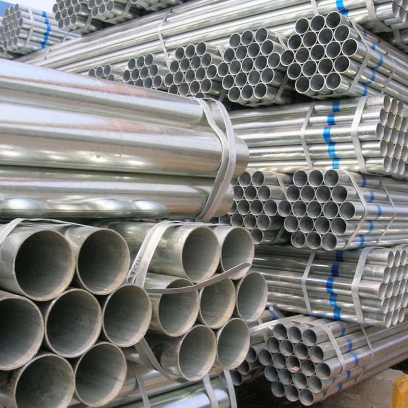 Q355 Q345 Furniture Galvanized Steel Tube 12m Length Decoiling Punching