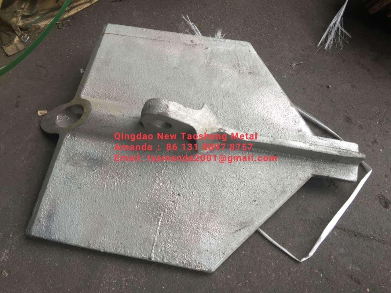ASTM A153 Galvanized Ductile Iron Hulk Earth Anchors