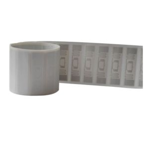UHF RFID Label Tag Custom LAB8017 8 Chip White Color Coated