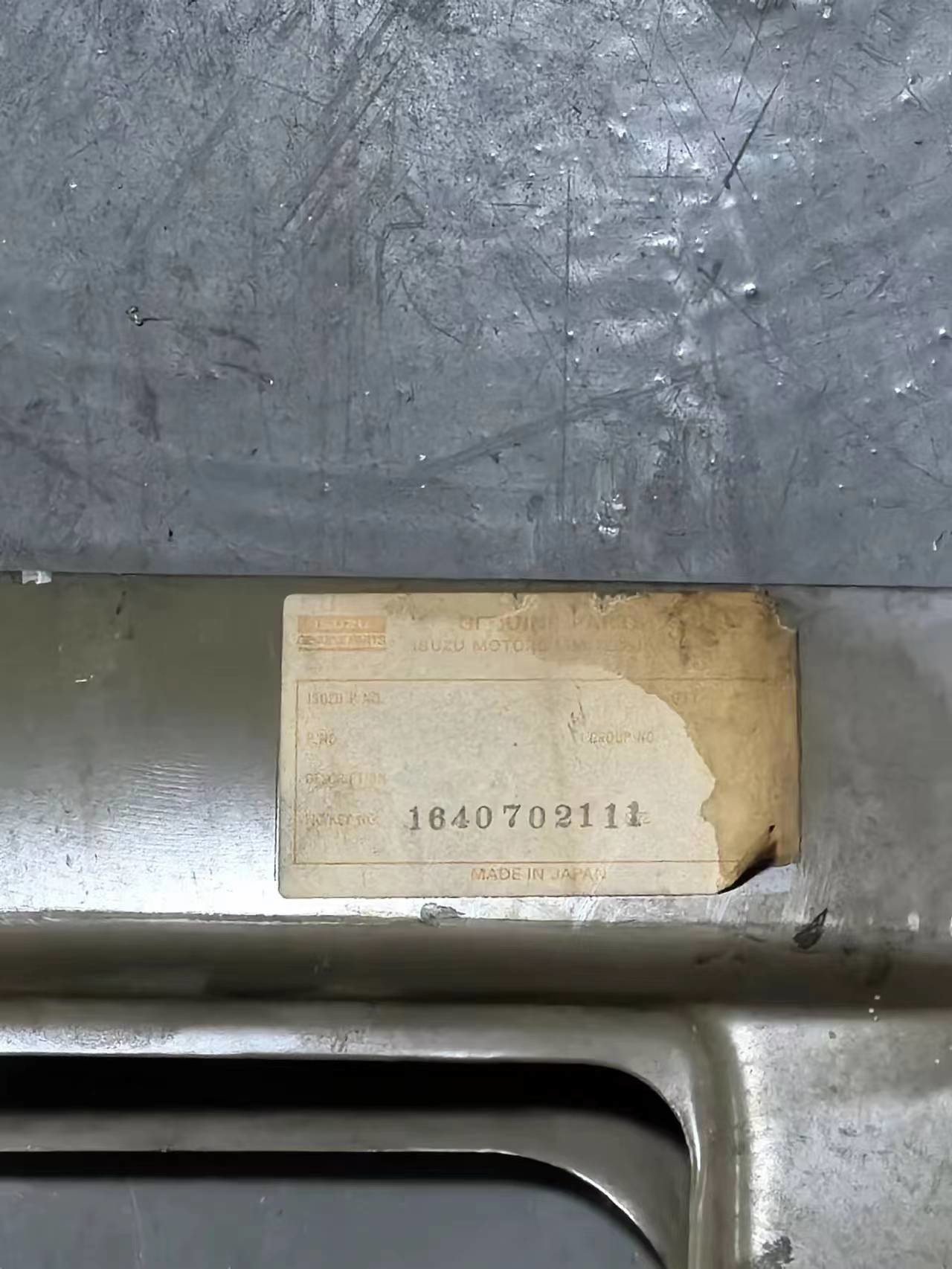 FRR CVR EXR Front Door 1640702111 ISUZU Body Parts With Under View Window Manual Window Control Left Door Year 1987-1997