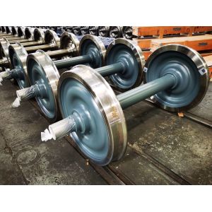 China Railway Wagon Wheel Set Meet AAR / EN / TB Standard Railroad Wheel and Axle Assembly on sale