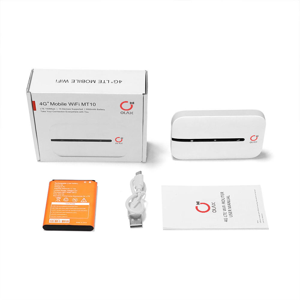 OLAX MT10 wifi6 portable indoor outdoor 4g lte Wireless Wifi Routers Pocket wifi modem