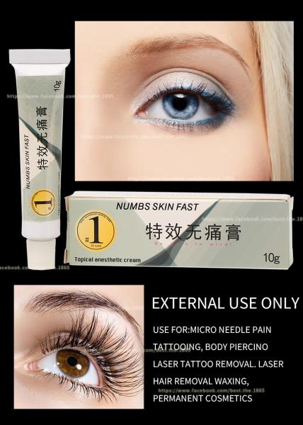 Numbs Skin Fast Dr. Numb 10g Permanent Makeup Painless Cream Stop Pain Effective