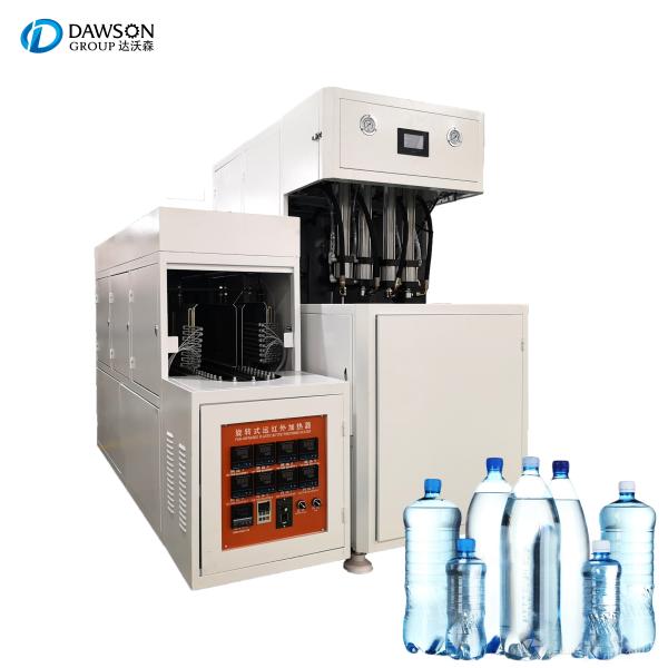 Semi Auto Plastic PET Bottle Blow Molding Machine Preform Mineral Water Juice
