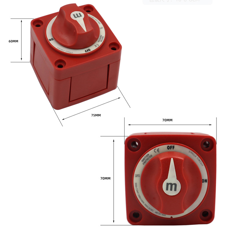IP66 Waterproof Ignition Protected Blue Sea 6006 M-Series Master ON OFF Battery Switch Single Power Cut On/Off Marine Bo