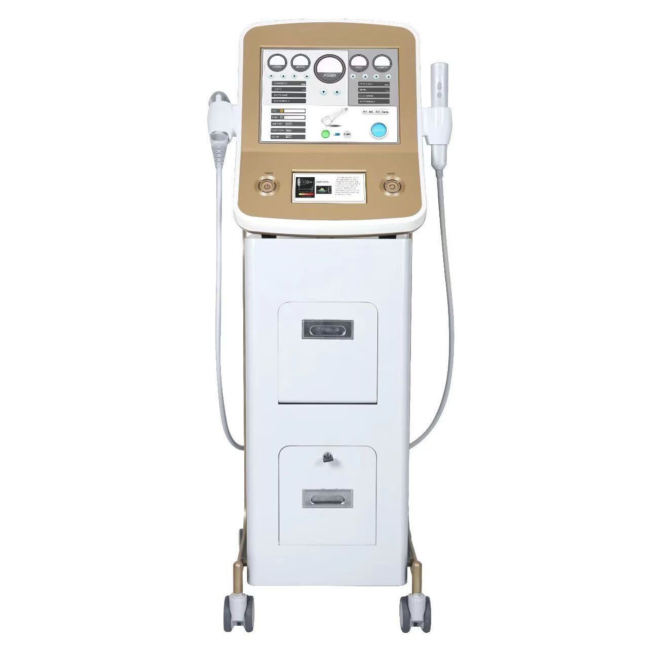 Doublo Max HIFU Beauty Machine , Vertical HIFU Face And Body Machine