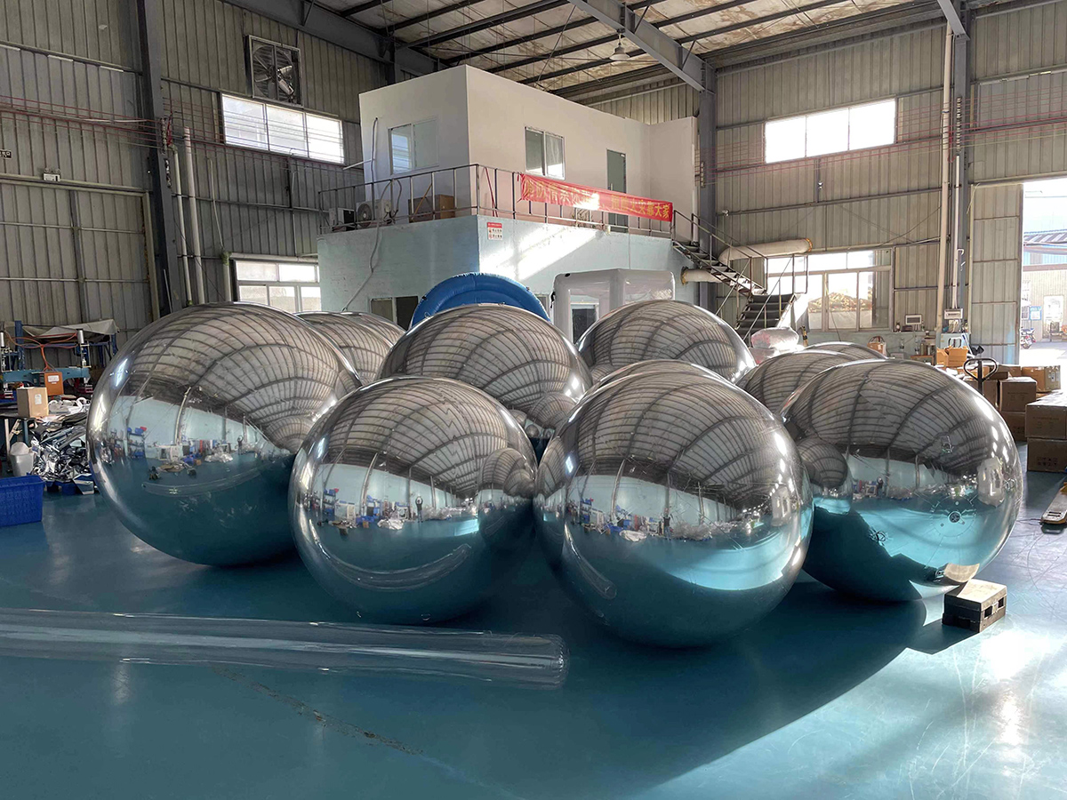 Festival Giant Inflatable Mirror Ball Commercial Decorative PVC