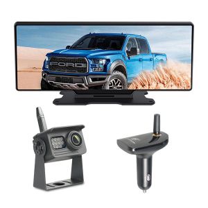 Night Vision 33ft Digital Wireless Backup Camera System AHD Receiver