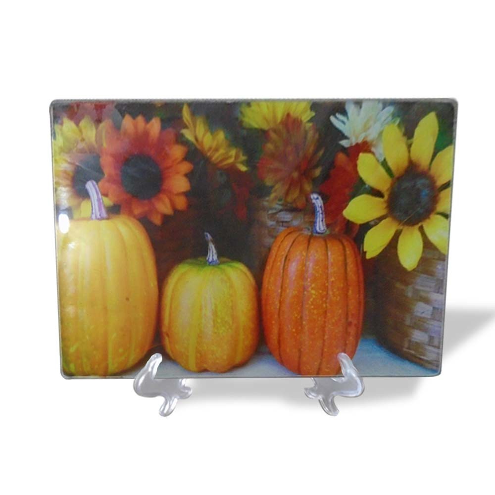 Professional Tempered Glass Cutting Board for Food Preparation and Display