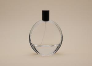  Anti Spilling Glass Round Perfume Bottle 100ml Customized Surface Handing Manufactures