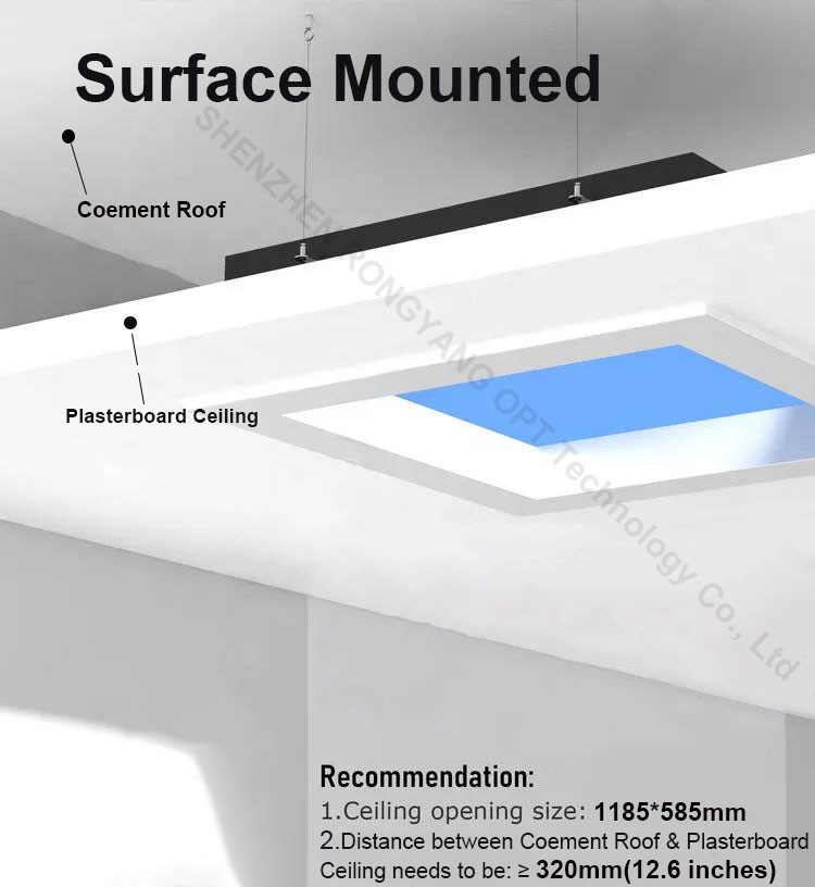 No Flicker Multiscene Artificial Day Light 2200-7800K Voice Control