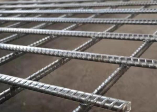Reinforcing Ribbed Bar Welded Wire Mesh Panels For Concrete Slab 10mm 12mm