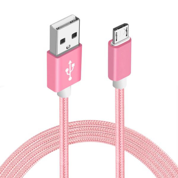 Monochrome woven cable nylon micro cable is suitable for charging of apple
