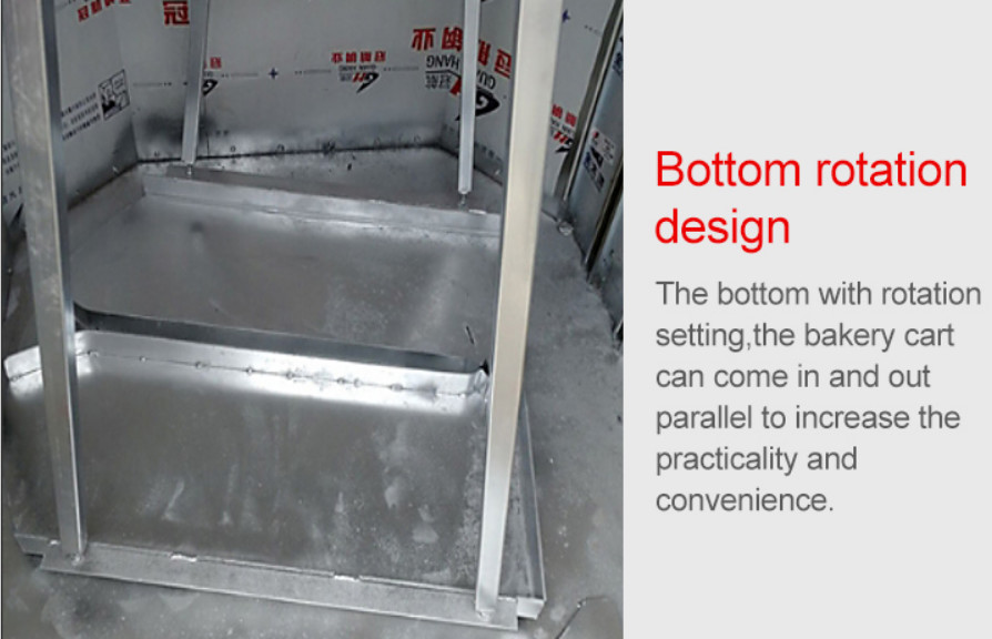 Automatic Gas Diesel Electric Industrial Rotary Rack Oven For Bread Baking