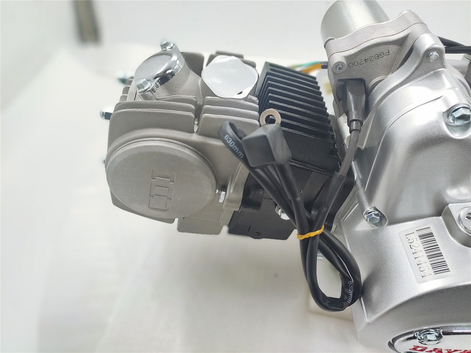 Silver DAYANG LIFAN 125CC Nature AIR-cooled Motorcycle Engine Assembly 3 Wheel Cargo Tricycle Single Cylinder Style Origin