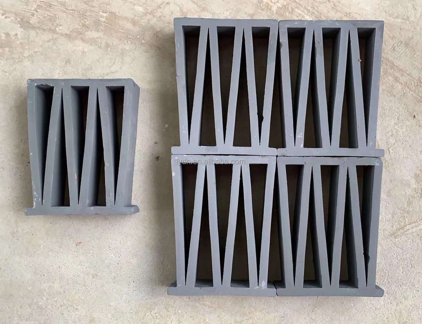 Cement Exterior Wall Blocks Decorative Sun Brick Artificial Hollow Bricks