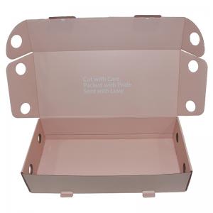 China Flowers Corrugated Mailer Boxes Recyclable Flower Delivery Boxes on sale